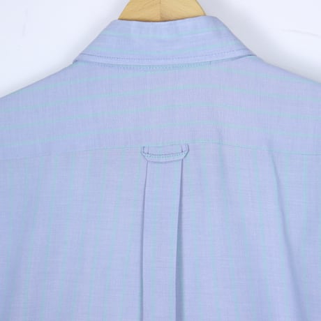 French Vintage Pastel Blue BD S/S Shirts 1980s