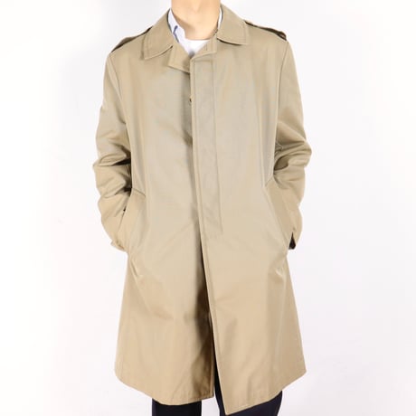 French Vintage 1970s Single Breasted Coat 1970s