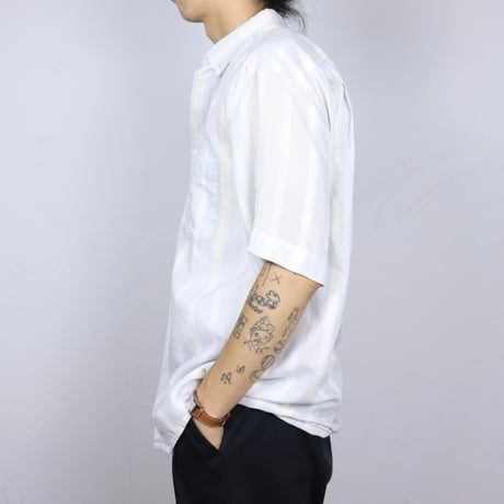 French Vinage Button Down S/S Shirt 1980s