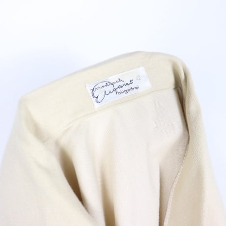 German Vintage Mesh Panel Open Collar Shirt 1960s