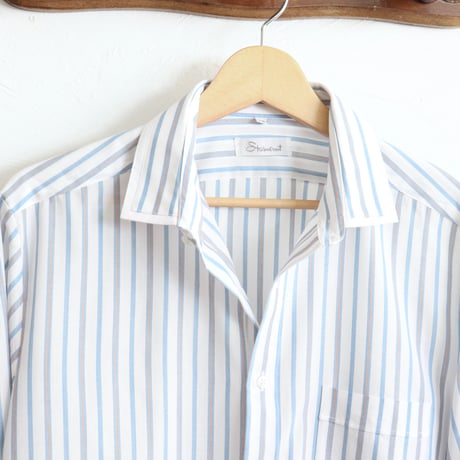 German Vintage Double Collar Stripe Dress Shirts 1990-00s