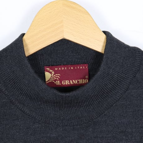 Italian Vintage Mock Neck Knit 1980s.