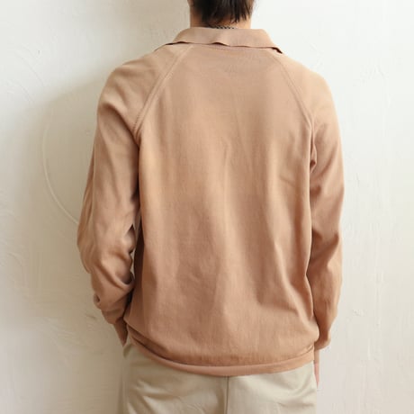 Euro Vintage "SAND" Knit Polo Shirts 1970s