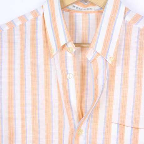 UK Vintage Button Down Stripe Shirt 1980s