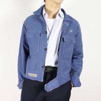 French Vintage Moleskin Work Jacket 1950-60s.