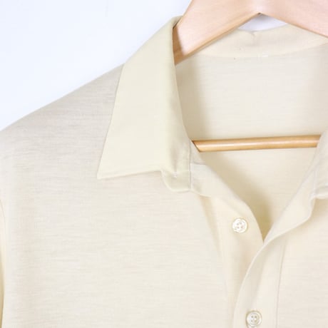 French Vintage "Guy Laroche" Knit Polo Shirt 1980s