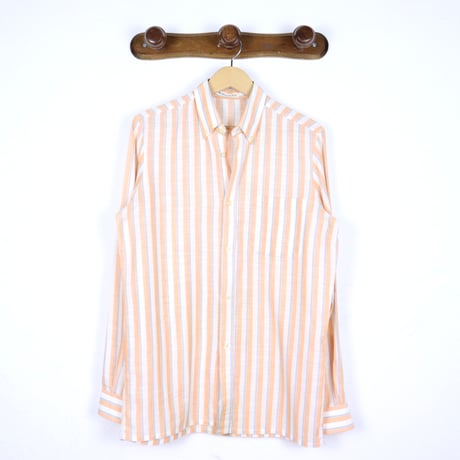 UK Vintage Button Down Stripe Shirt 1980s