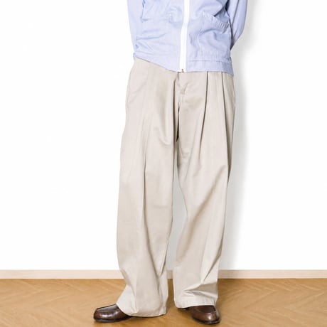 W30 2-Tuck Chino Trousers 033