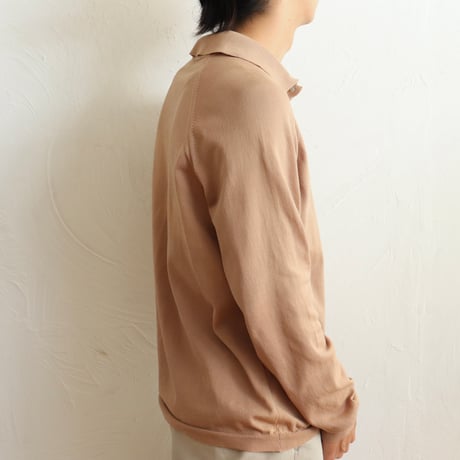 Euro Vintage "SAND" Knit Polo Shirts 1970s