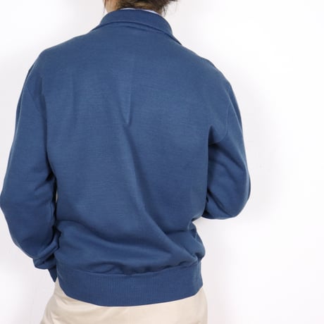UK Vintage Zip-Up Knit Jacket 1970s