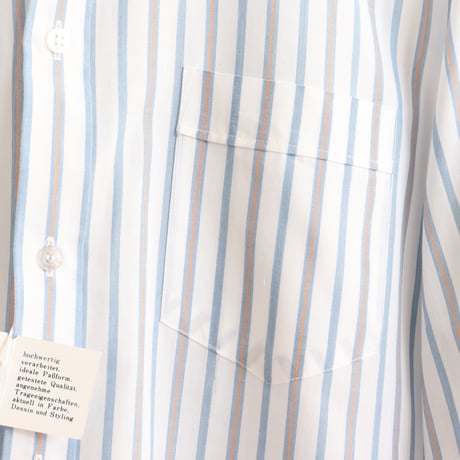 German Vintage Double Collar Stripe Dress Shirts 1990-00s