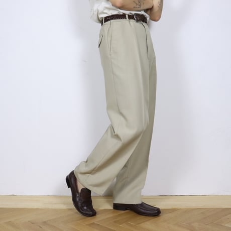 Euro Vintge Wide Straight Trousers 1970s