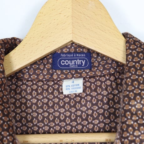 French Vintage Pajama Shirts 1970-80s