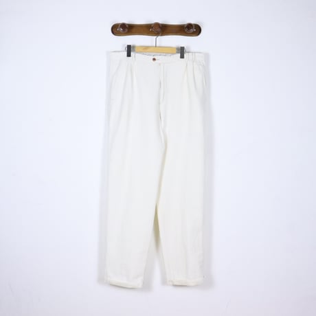Euro Vintage Linen 2-Tuck Trousers 1980s