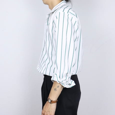 Euro Vintage Stripe Dress Shirts 1980s-90s