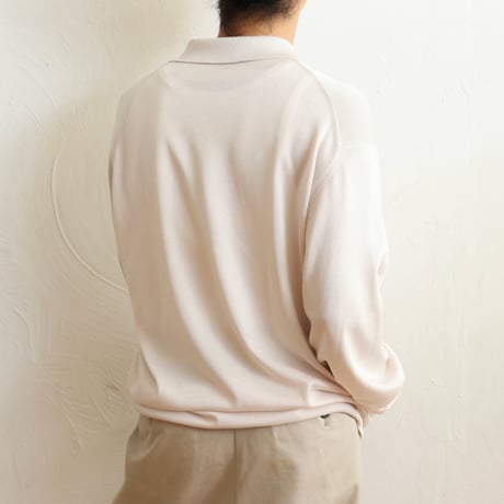 Euro Vintage "CREAM" Knit Polo Shirts 1980s