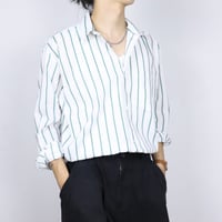 Euro Vintage Stripe Dress Shirts 1980s-90s