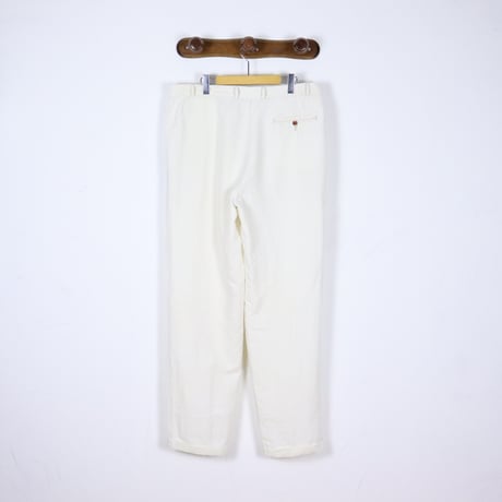 Euro Vintage Linen 2-Tuck Trousers 1980s
