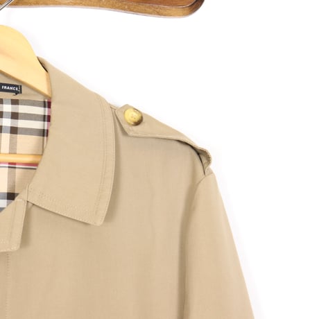 French Vintage 1970s Single Breasted Coat 1970s