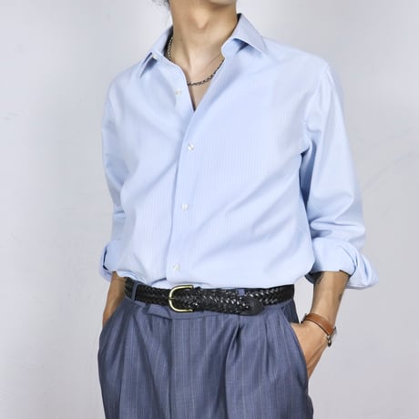 French Vintage "Lionne" Stripe Dress Shirts 1980s