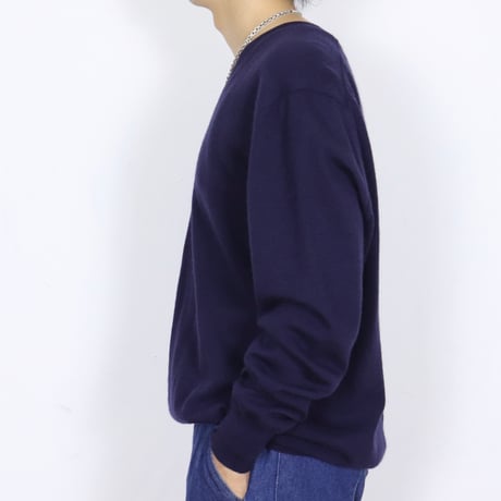 French Vintage V-Neck Knit 1980s