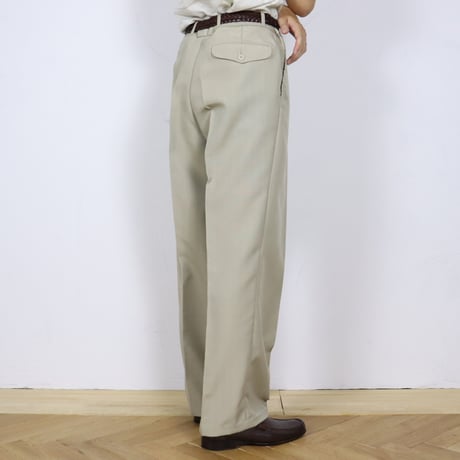 Euro Vintge Wide Straight Trousers 1970s