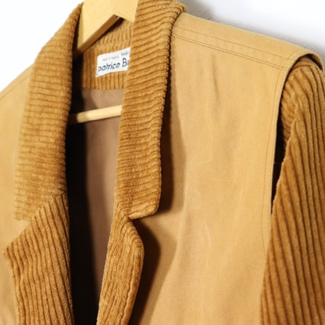 French Vintage Corduroy Panel Jacket 1980s