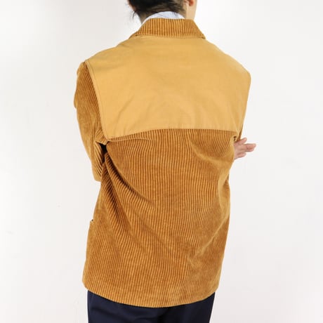 French Vintage Corduroy Panel Jacket 1980s