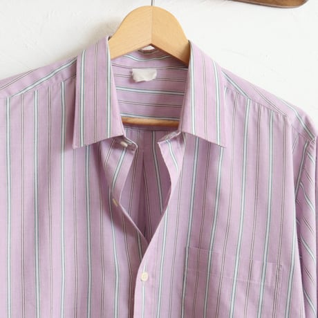 Euro Vintage Mulch Stripe Dress Shirts 1980s-90s