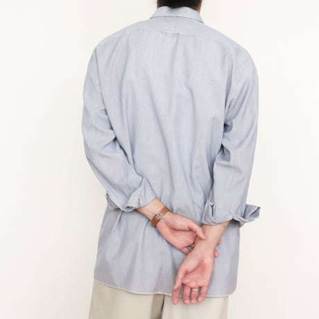 Euro Vintage Old Label Pin Stripe Shirts 1970s