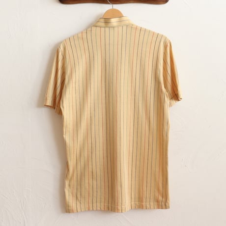 Euro Vintage Mulch Stripe Polo Shirts 1980s