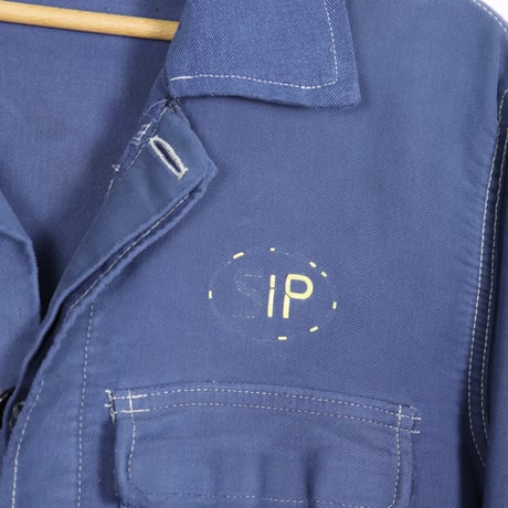 French Vintage Moleskin Work Jacket 1950-60s.