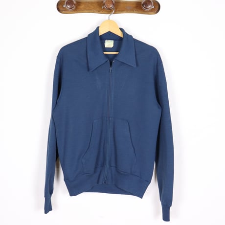 UK Vintage Zip-Up Knit Jacket 1970s