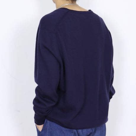French Vintage V-Neck Knit 1980s