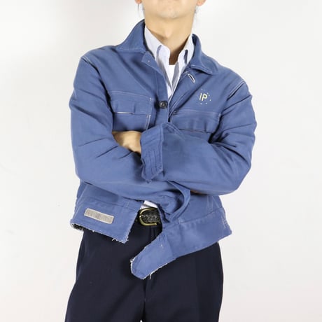 French Vintage Moleskin Work Jacket 1950-60s.