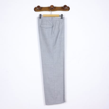 French Vintage Flared Wool Trousers 1970.