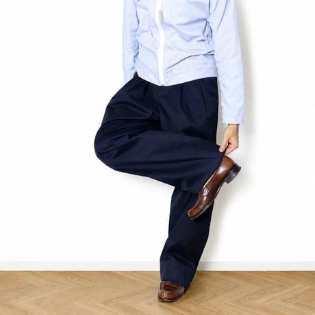 W30 2-Tuck Chino Trousers 032