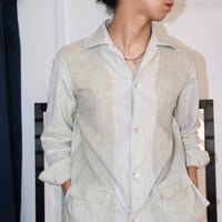 Italian Vintage "PANCALDI & B" Open Collar Shirts 1970-80s