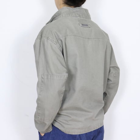 French Vintage Half-Zip Pullover Smock 00s.