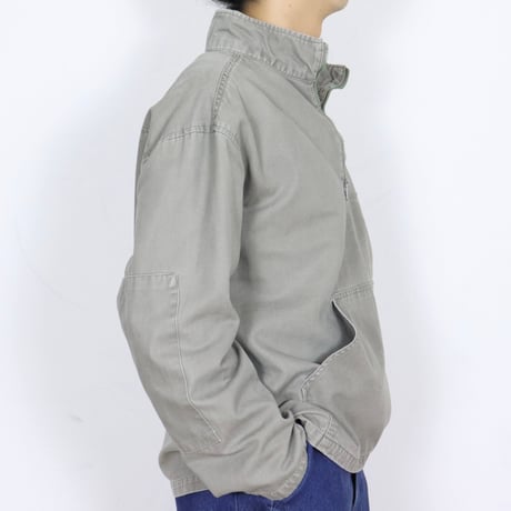 French Vintage Half-Zip Pullover Smock 00s.