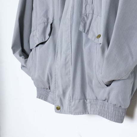 Euro Vintage Contrast Collar Leisure Blouson 1980s