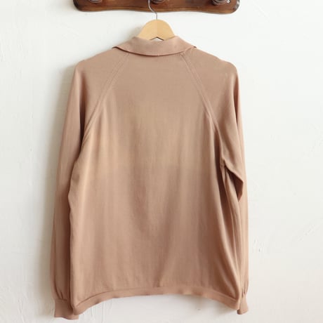 Euro Vintage "SAND" Knit Polo Shirts 1970s