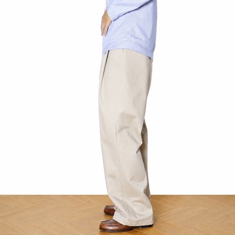 W30 2-Tuck Chino Trousers 033