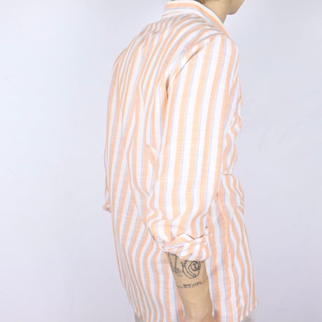 UK Vintage Button Down Stripe Shirt 1980s