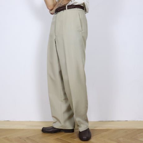 Euro Vintge Wide Straight Trousers 1970s