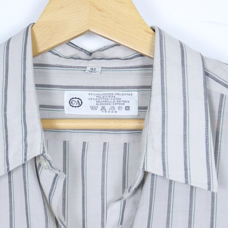 Euro Vintage Stripe Dress Shirts 1970s