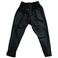 子ども用ゴム長股引き（男女兼用）【黒無地】5763
