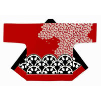 大人用顔料染祭り法被【桜と源氏車】s9090