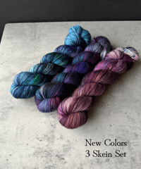 【 受注 】80%sock / New Colors — 3 Skein Set