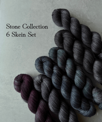 【 受注 】80%sock / Stone Collection — 6 Skein Set